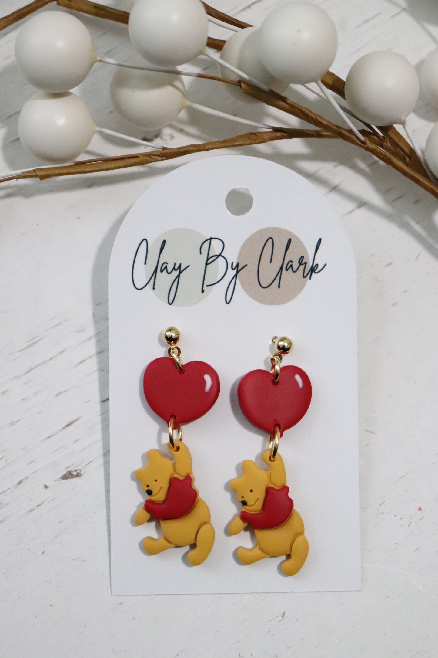 Honey Bear Heart Balloon