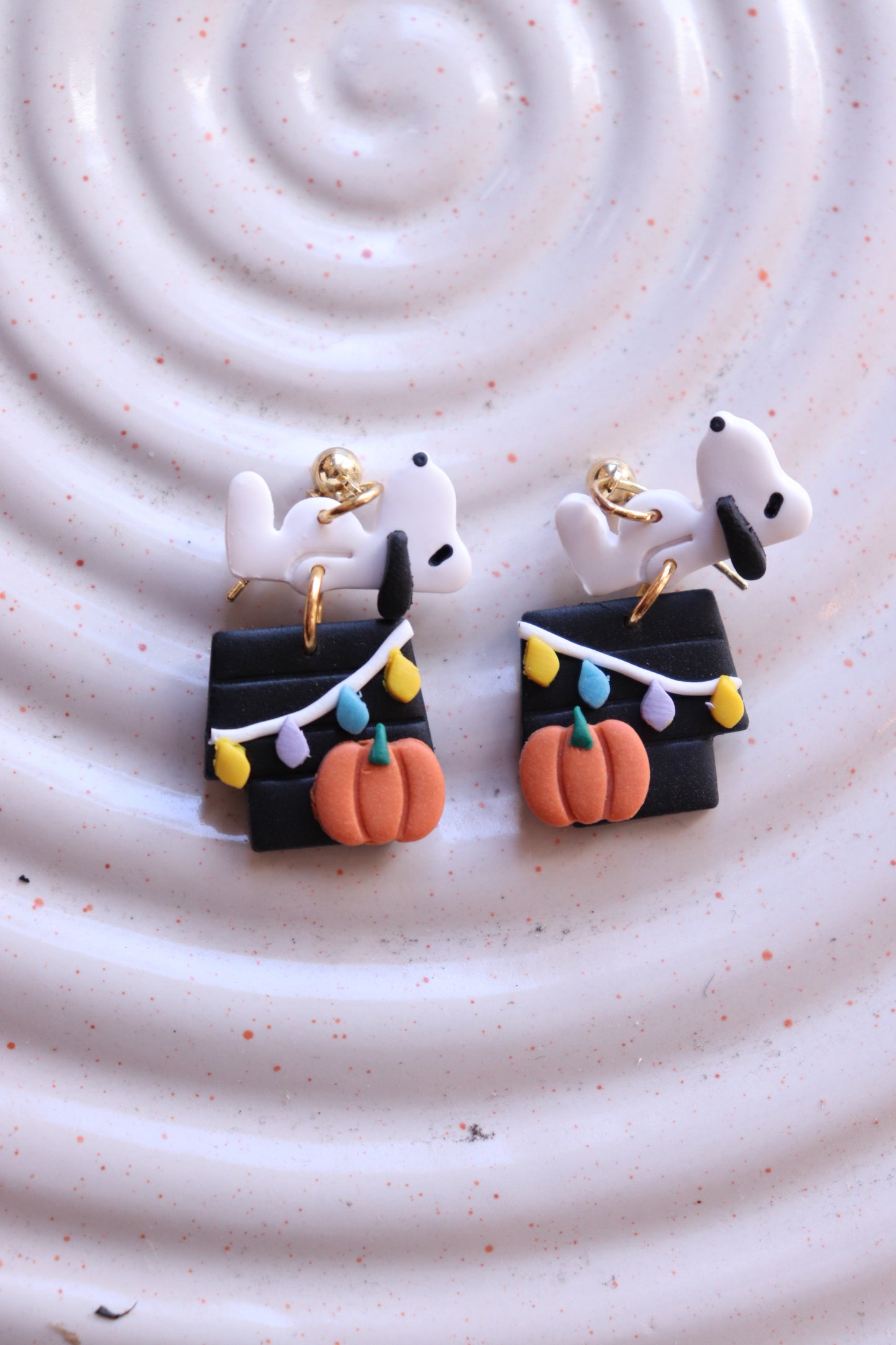 Snoopy Halloween Earrings