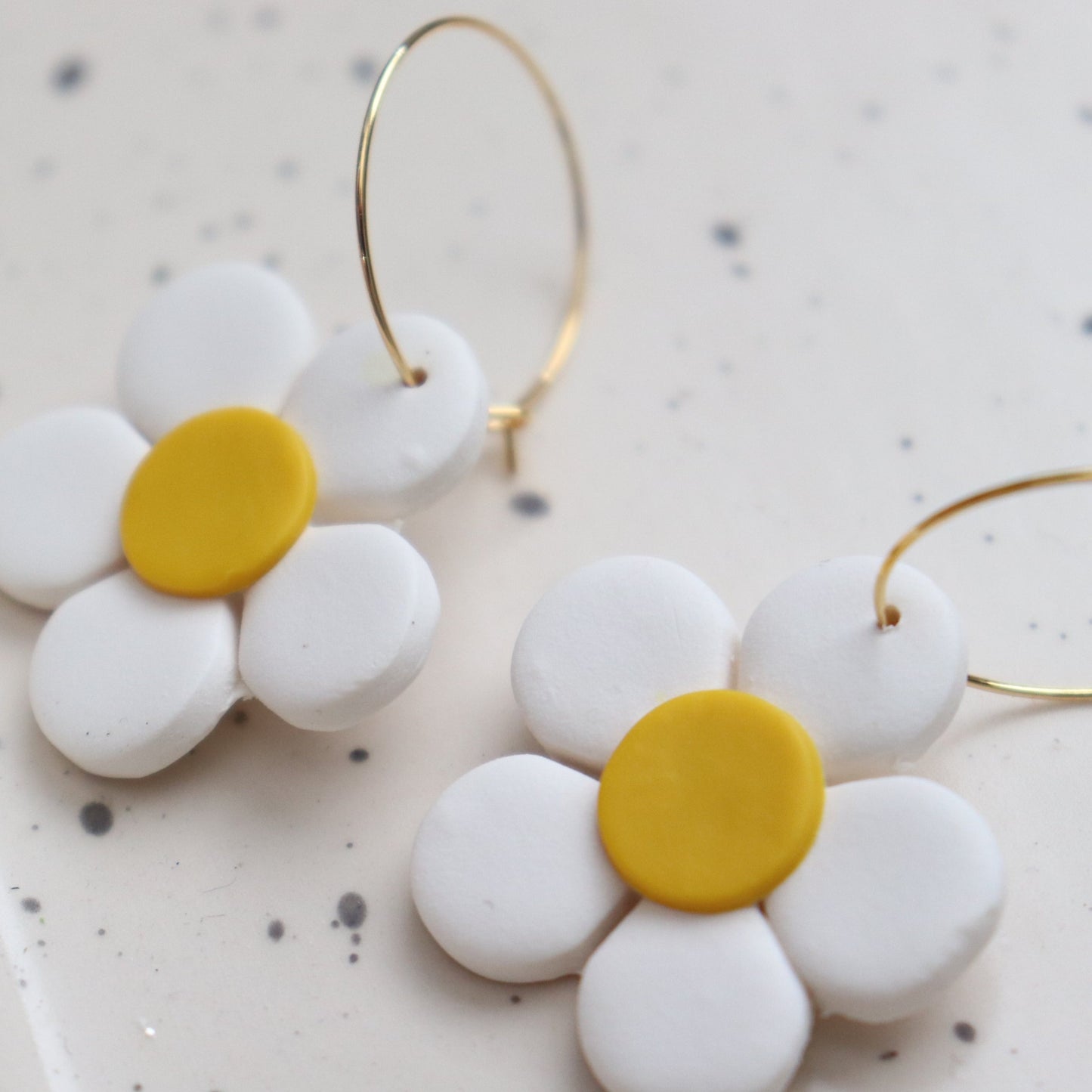 Daisy Hoop Earrings