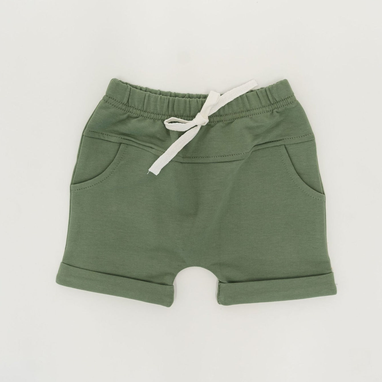 Green & Brown Color Block Two Piece Outfit