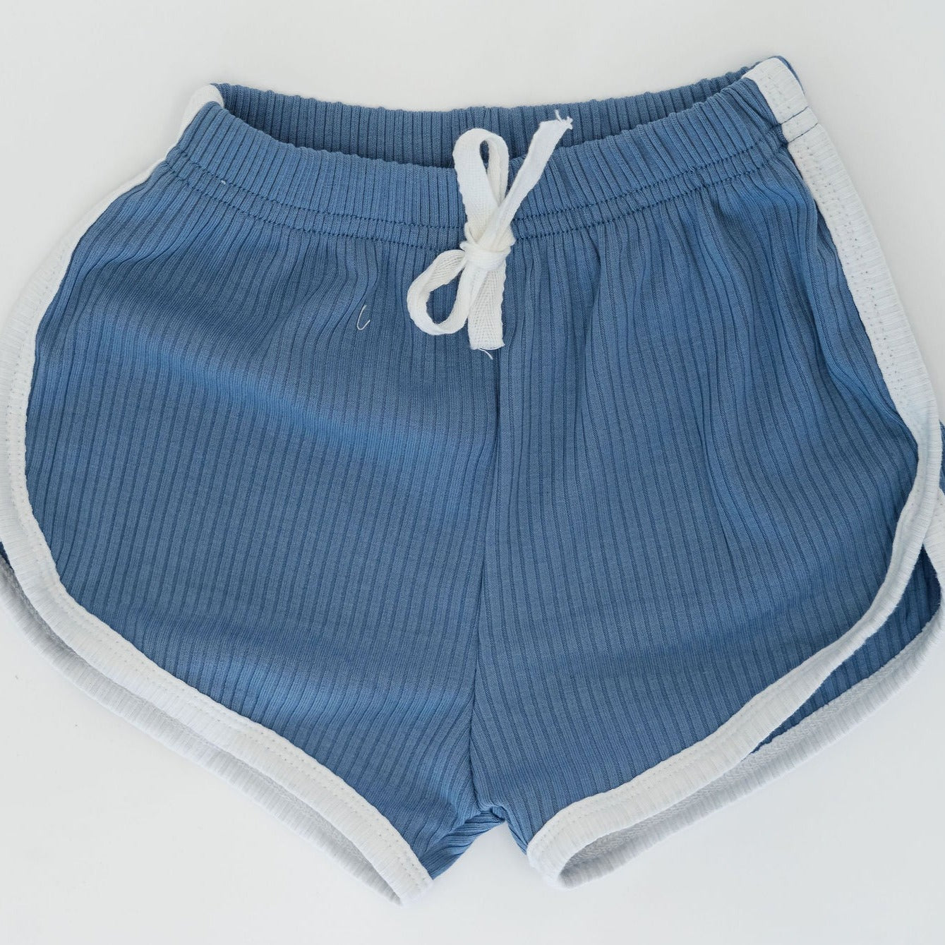 Blue Ribbed 2-Piece Outfit