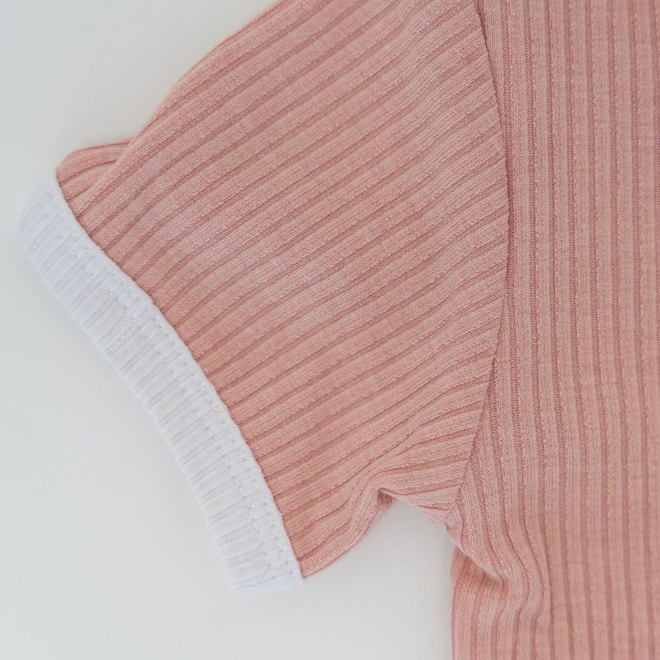 Pink Ribbed 2-Piece Outfit