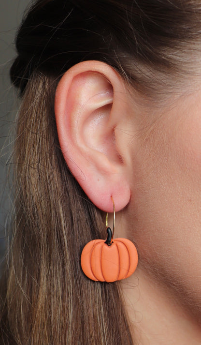 Pumpkin Hoop Dangle