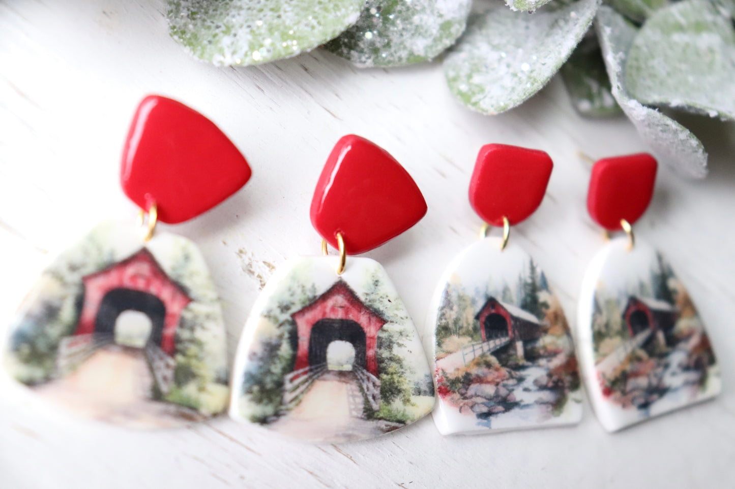 Covered Bridge Earrings