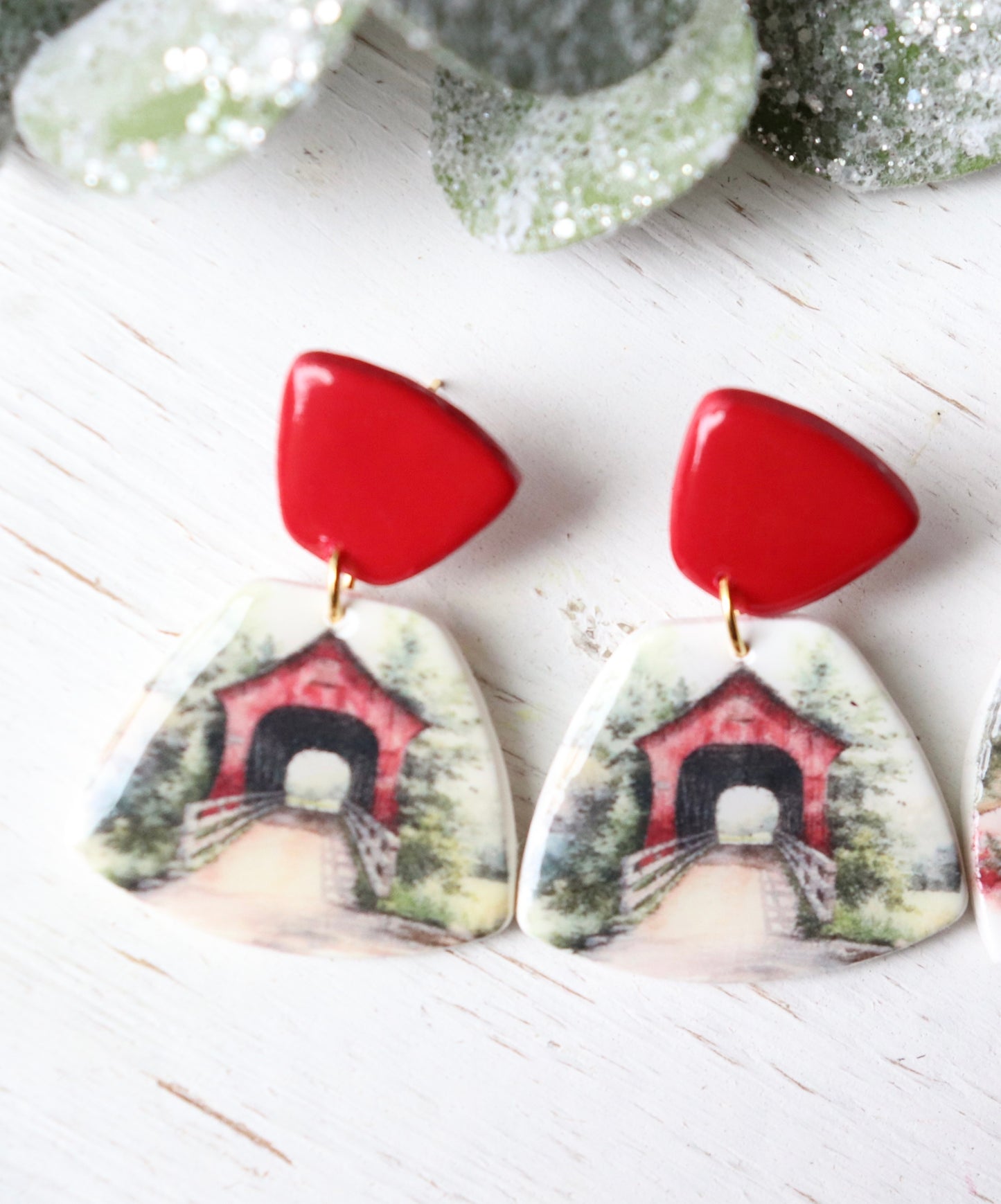 Covered Bridge Earrings