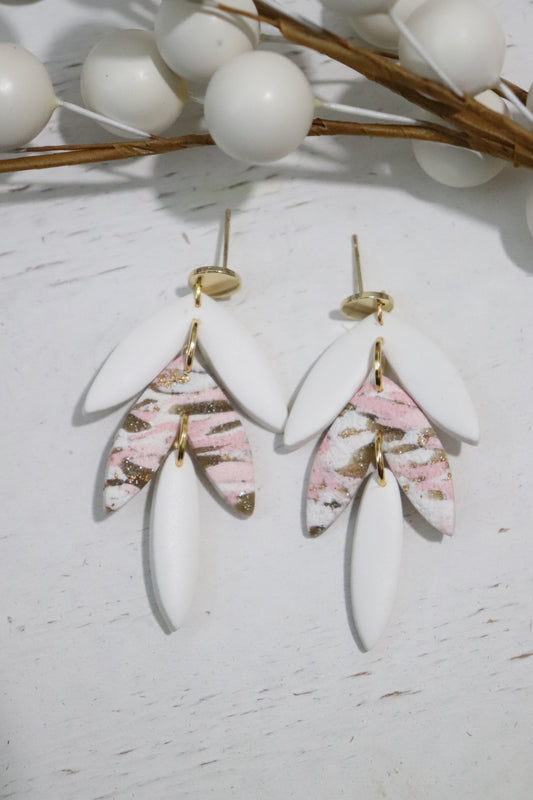 Valentines Day Feather Dangle