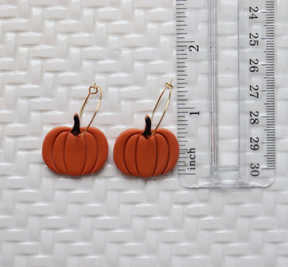 Pumpkin Hoop Dangle