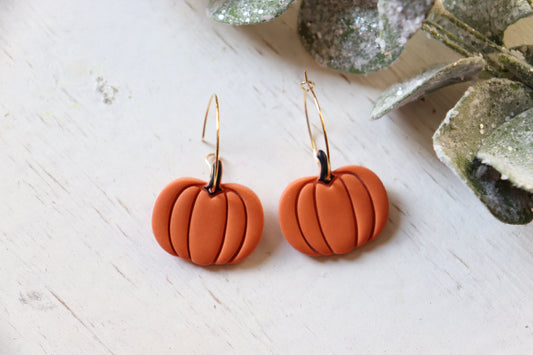 Pumpkin Hoop Dangle