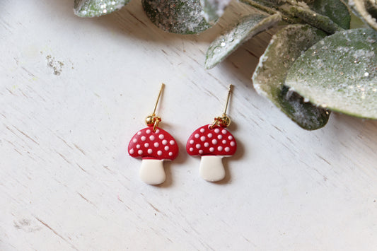 Fall Mushroom Dangle