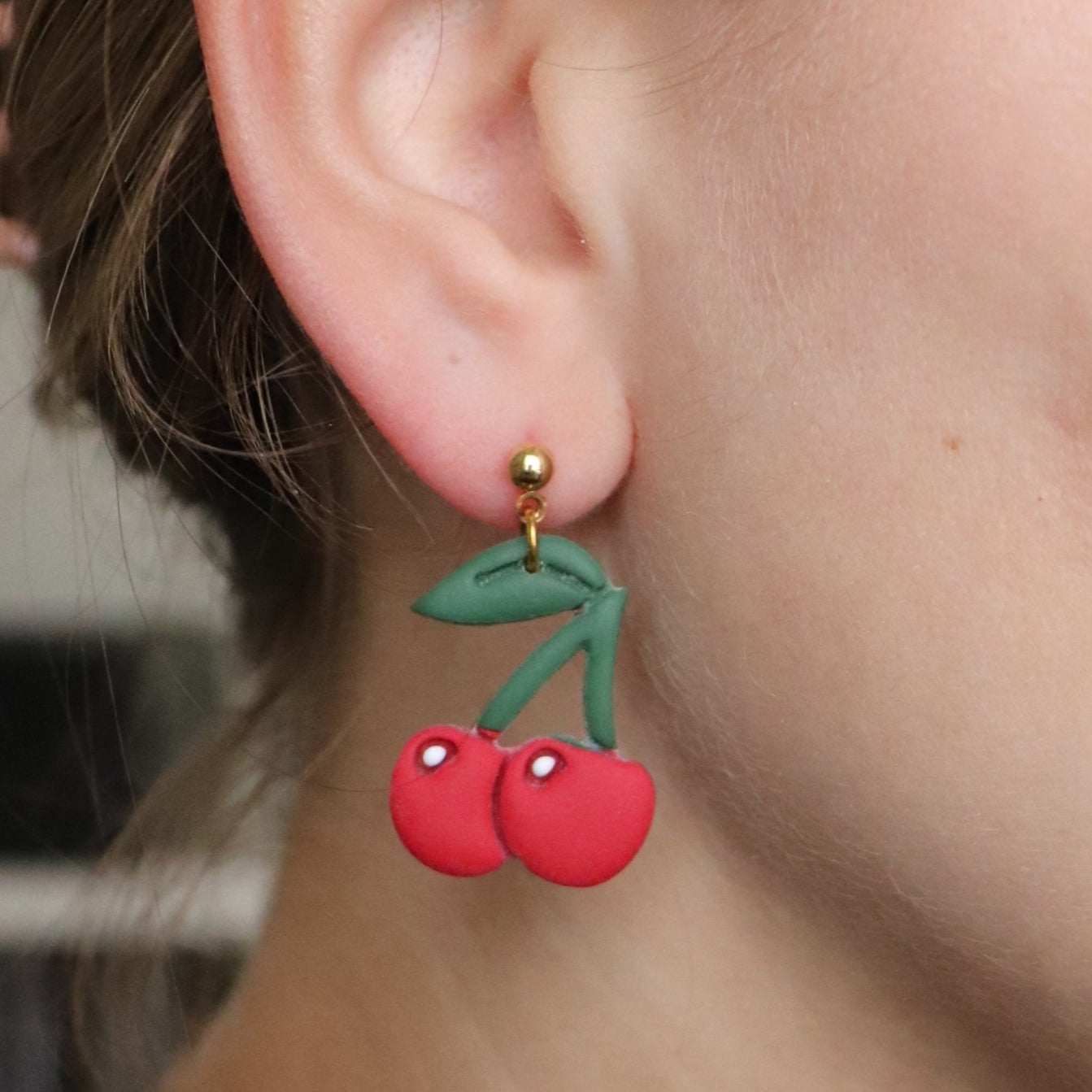 Cherry Dangle Earrings