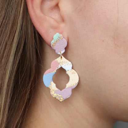 Spring Confetti Elegant Earrings