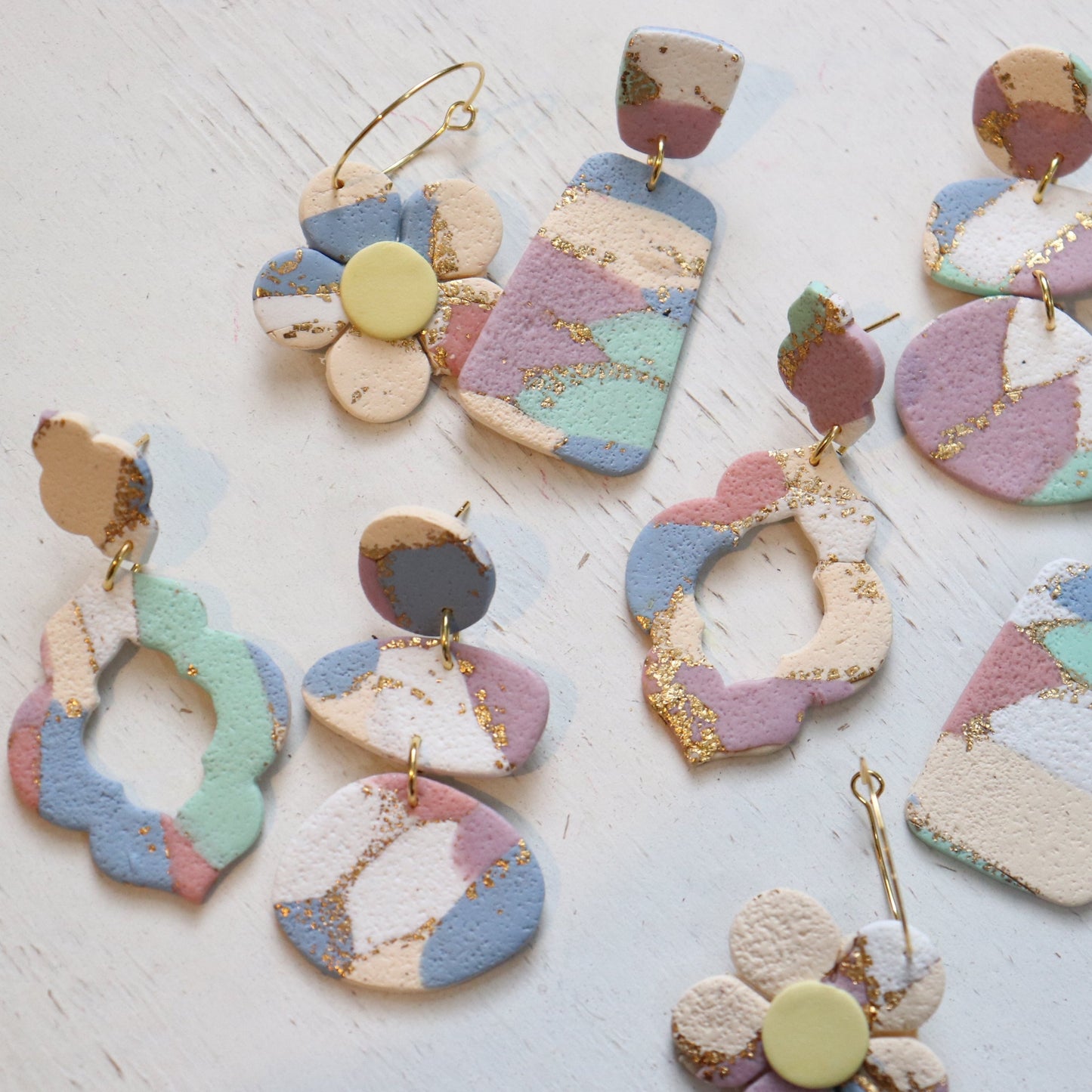 Spring Confetti Elegant Earrings