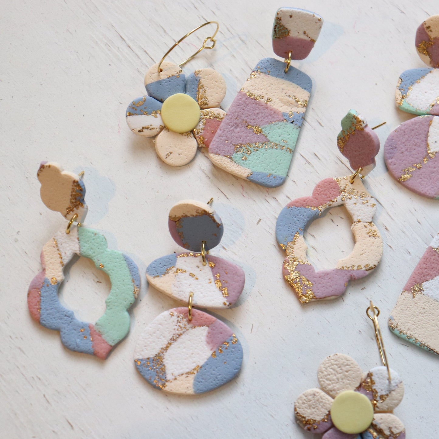 Spring Confetti Elegant Earrings