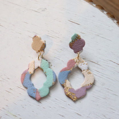 Spring Confetti Elegant Earrings