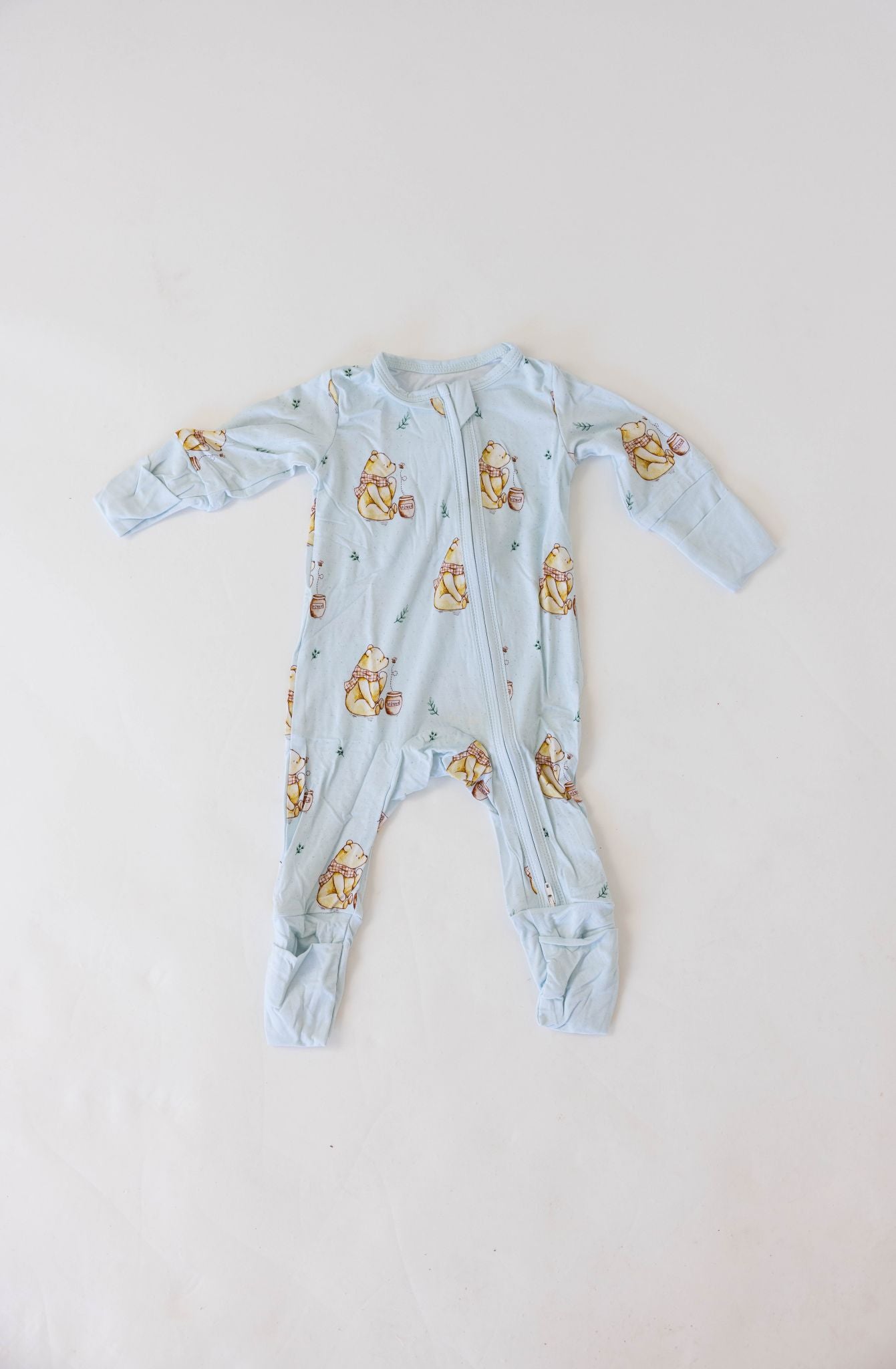Vintage Honey Bear Bamboo Onesie
