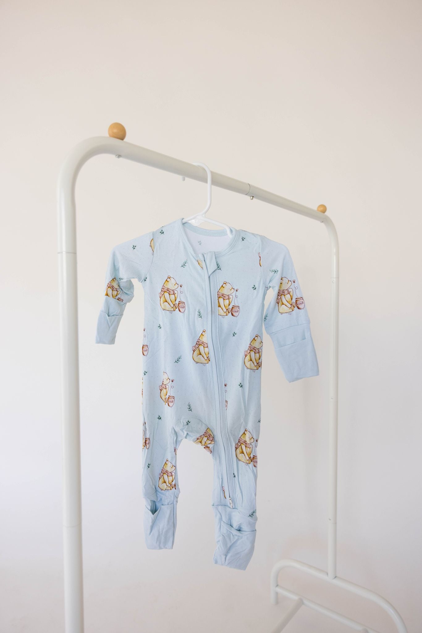 Vintage Honey Bear Bamboo Onesie