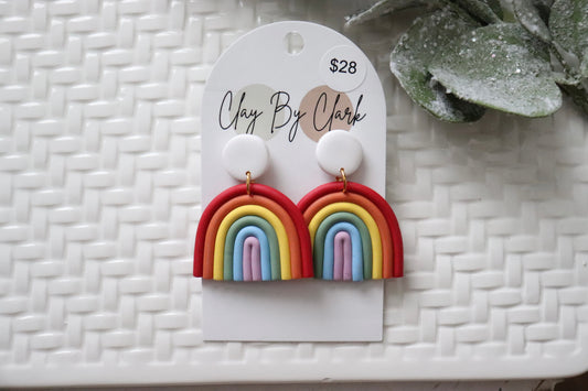 Rainbow Dangle Earrings